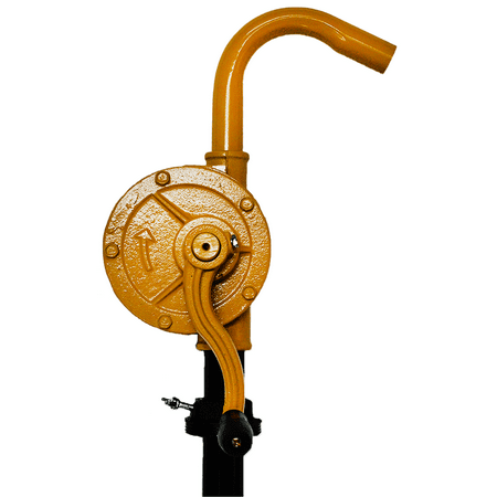 [ROP3000] Brown USA ROP3000 Cast Iron Rotary Oil Hand Pump W/ 1.25 X 40 Inch Tube  Yellow