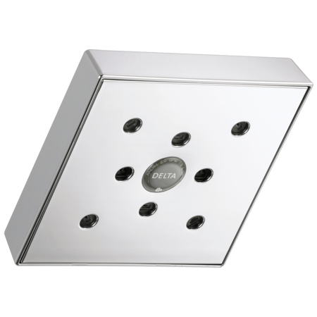 Delta Universal Showering Components H2Okinetic Single-Setting Raincan Shower Head Chrome