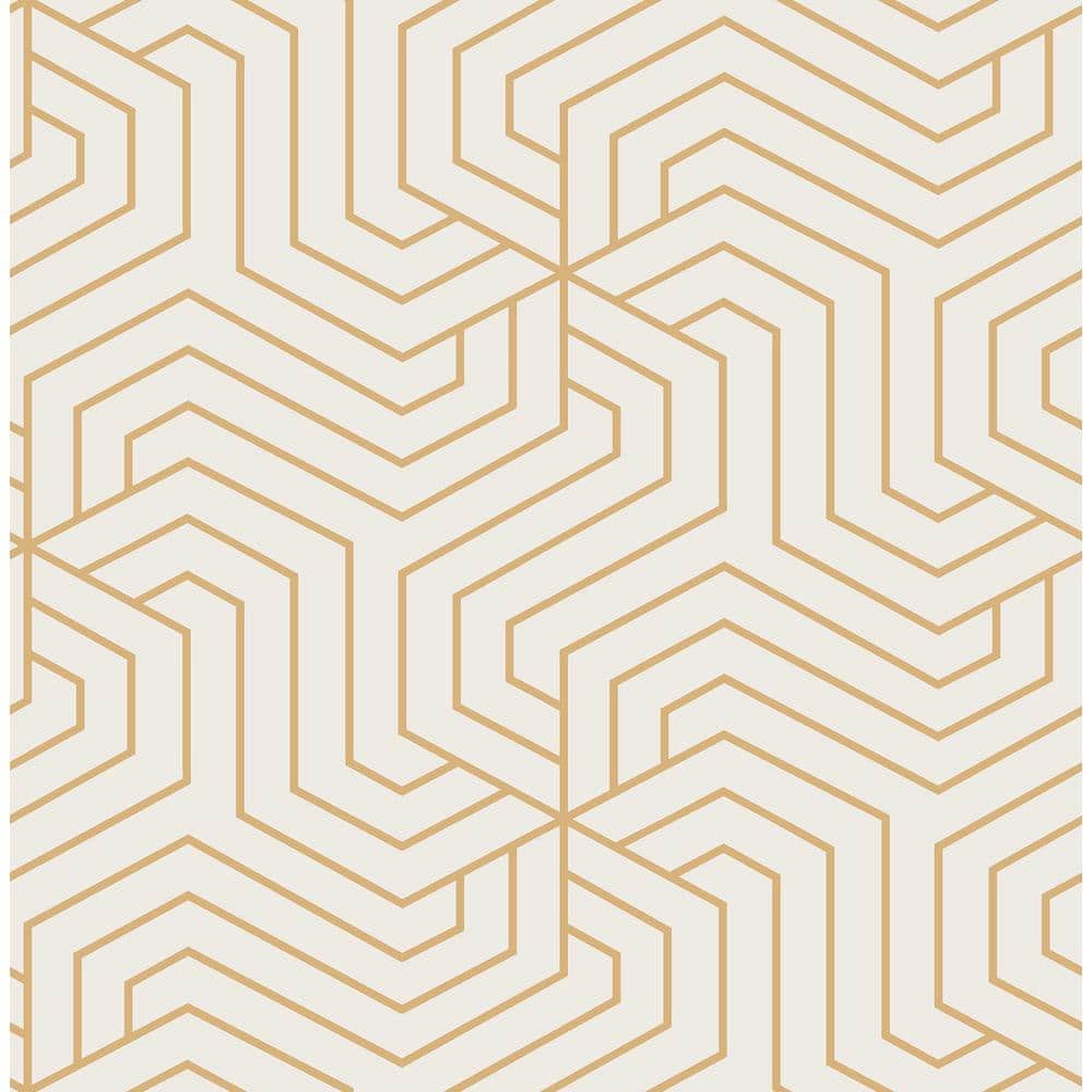 Rachel Zoe Off-White Ramsey Peel & Stick Wallpaper