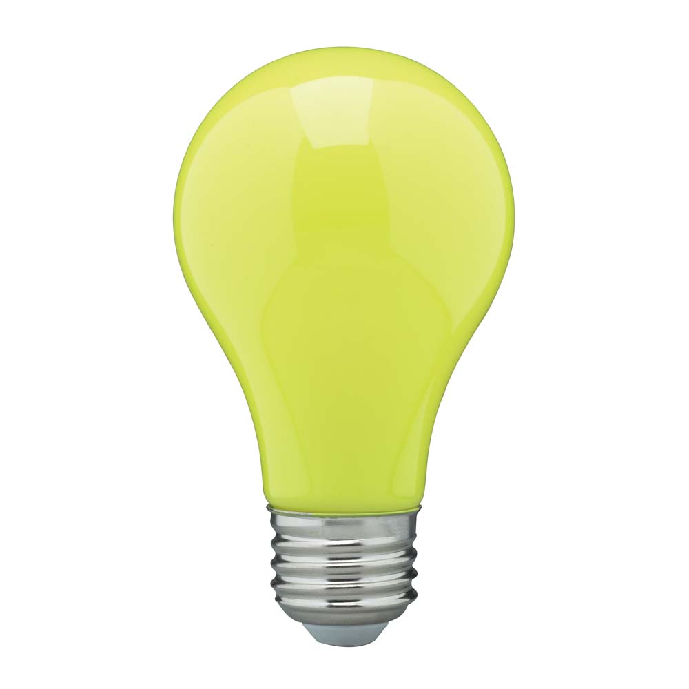 BOMB.SATCO 8A19 YELLOW 120V