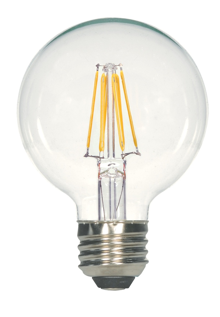 SATCO 5.5 G25/CL/LED/E26/27K/90C