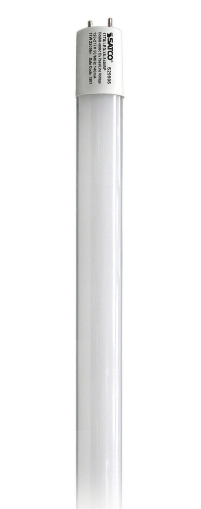 [S29906] Satco Lighting S29906 Single 48  17 Watt T8 Bi Pin LED Bulb - Frosted