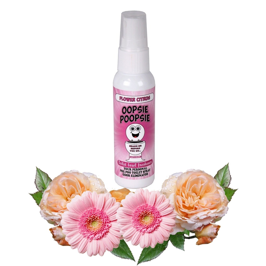 [S3550] Oopsie Poopsie Poo Gone Bathroom Bowl Toilet Spray Deodorizer  2oz (2/4 PC)