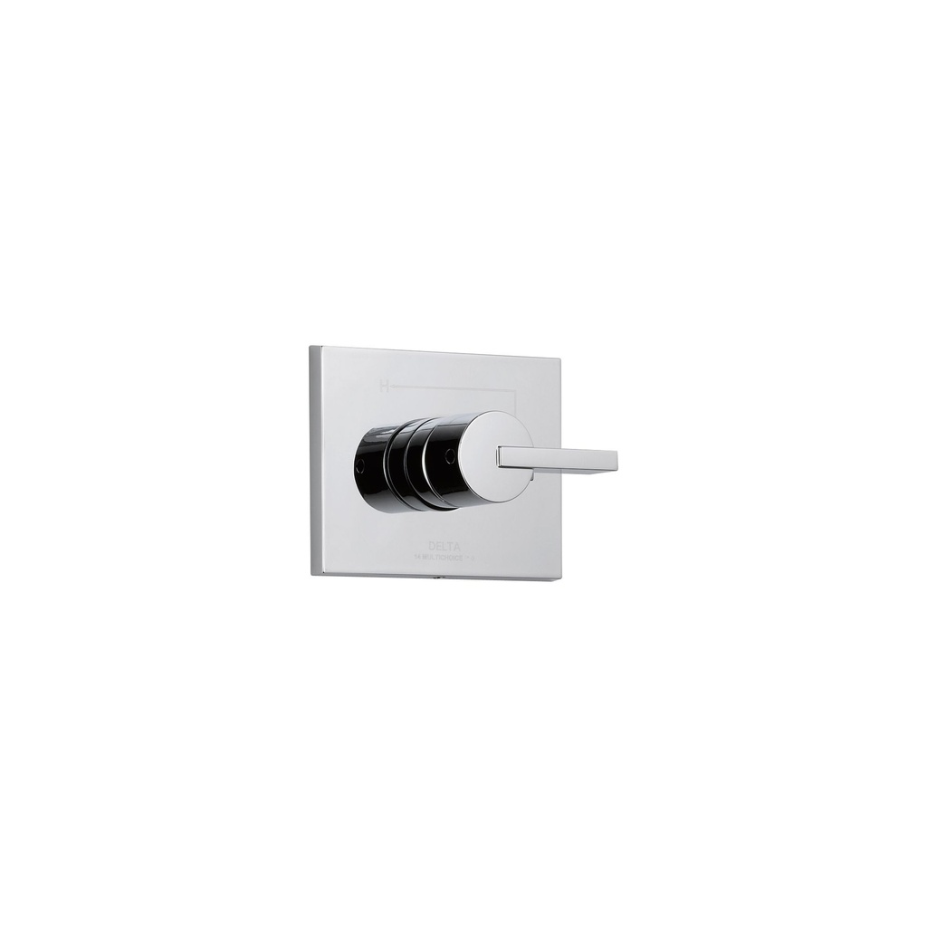 Delta T14053 Vero Monitor 14 Series Single Function Pressure Balanced Valve Trim Only - Less Rough-in Valve Chrome Showers Valve Trim Only Pressure