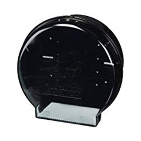 Winco TD-120S Jumbo Roll Paper Dispenser, ABS, 11, Black