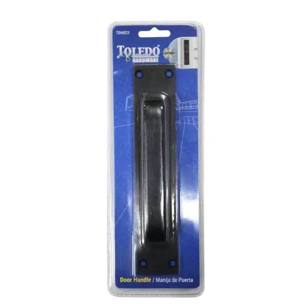 TOLEDO ALUM DOOR HANDLE BLK