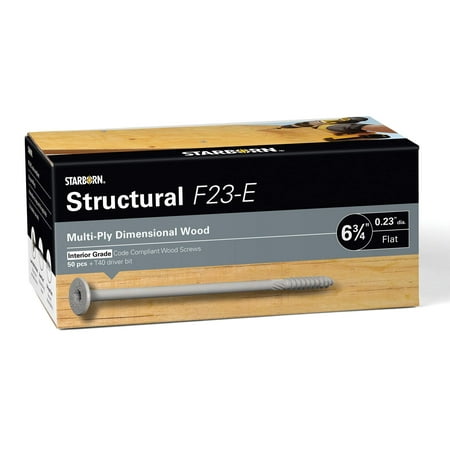 STRUCTURAL F23-E  6-3/4 GRY 50PC