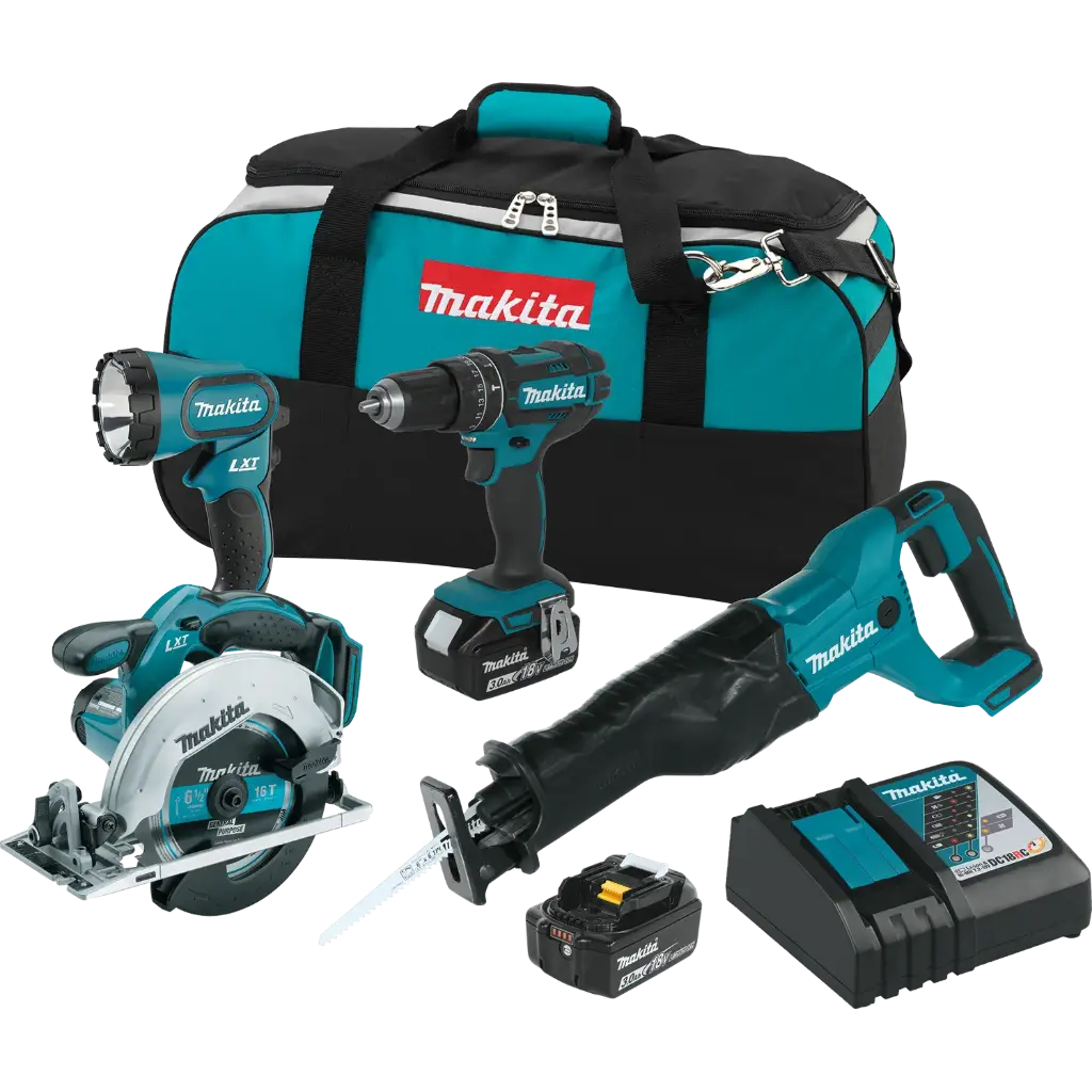 MAKITA  18V LXT 4PC COMBO KIT