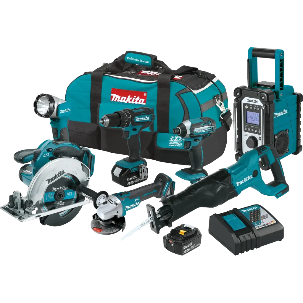 MAKITA 18V LXT 7 PCS COMBO KIT