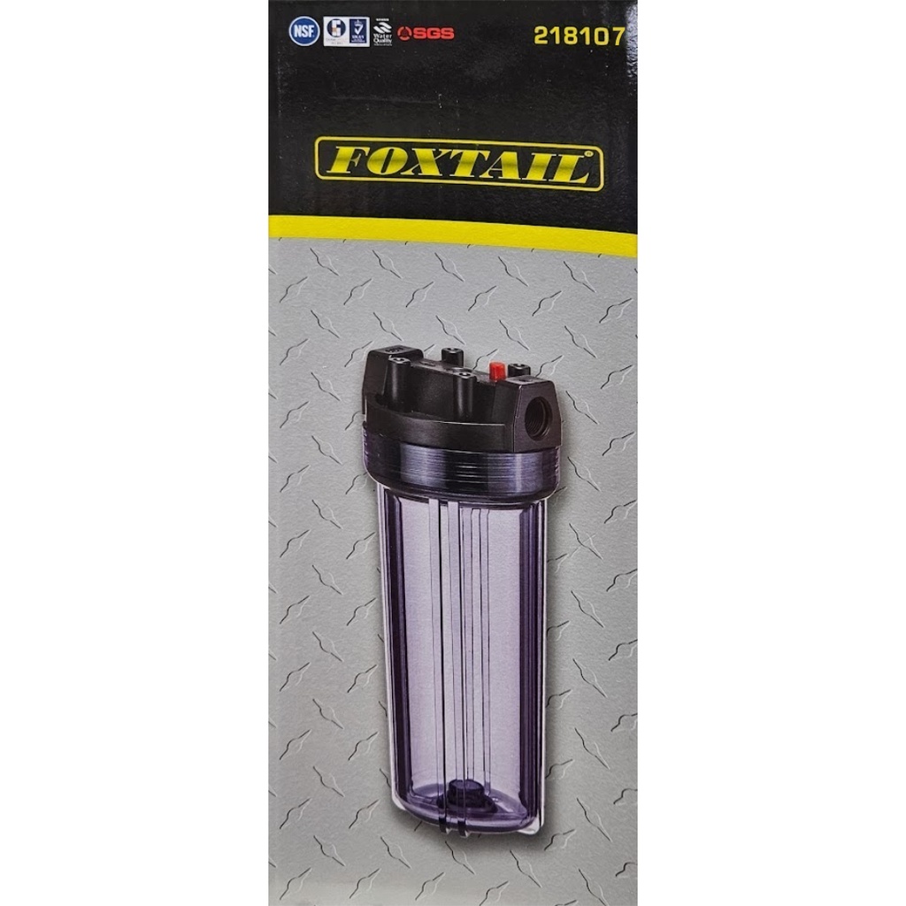 [218107] FILTER HOUSING 10X1/2 CLEAR