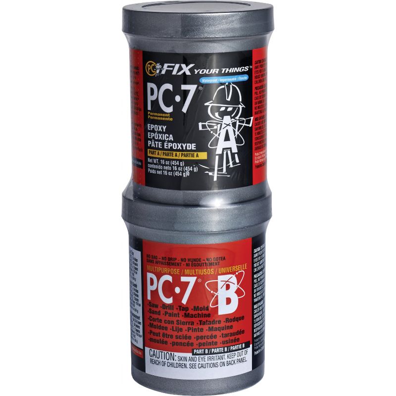 PC-7 Multi-Purpose Super Strength Dark Gray Epoxy 16 Oz