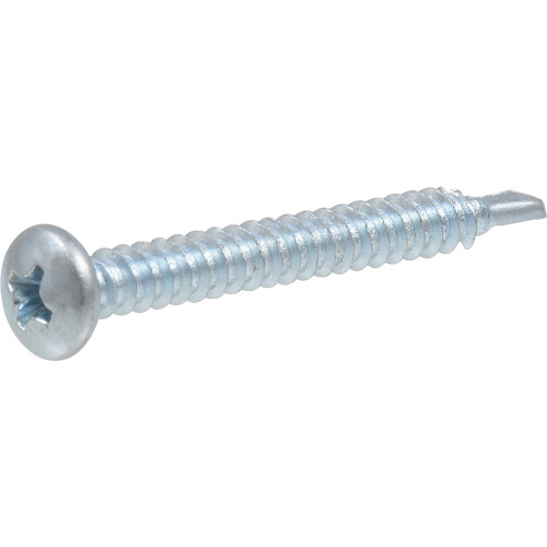 [400003194] HILLMAN No. 10-16 Ga. X 3/4 in. L Phillips Pan Head Self-Drilling Screws 100 Pk