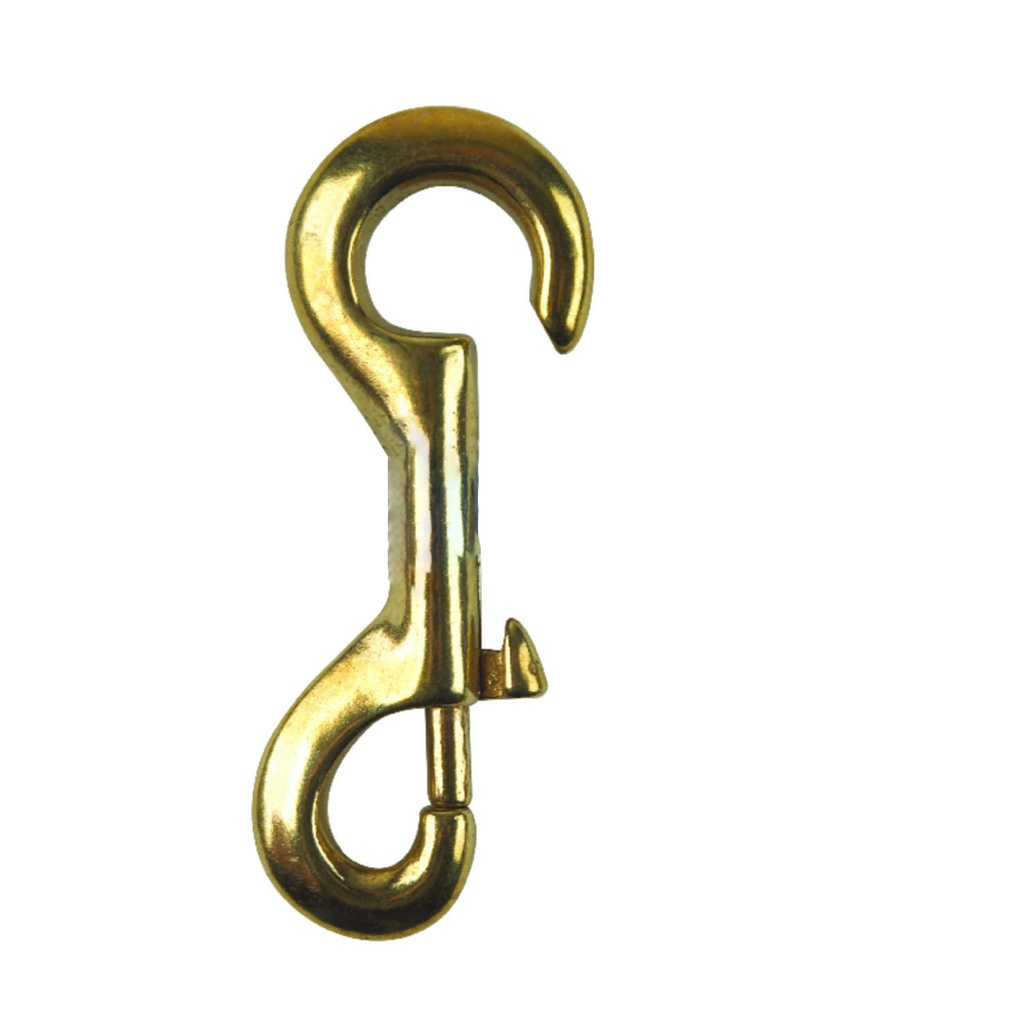 Campbell Chain 3/8 in. Dia. X 3-13/32 in. L Polished Bronze Open Eye Bolt Snap 70 Lb.