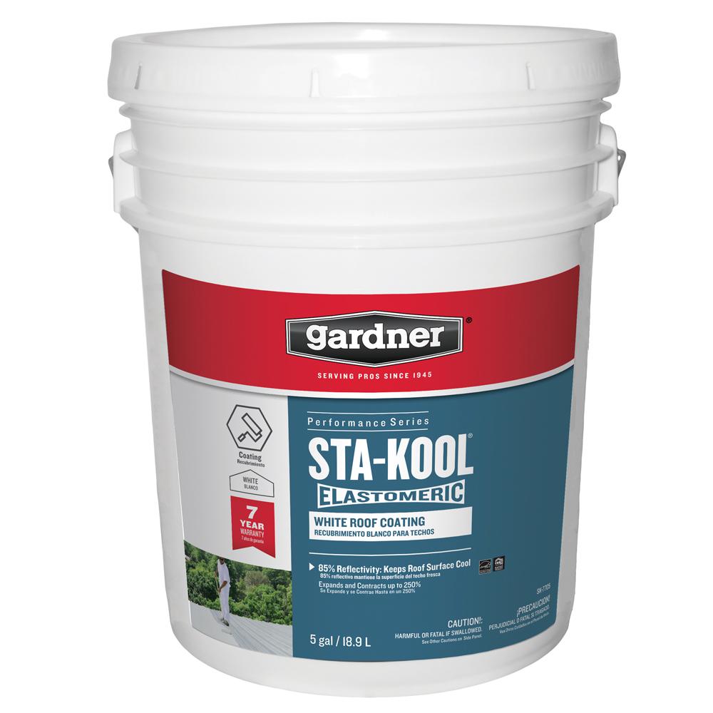 [SK7705] 5 Gal. Sta-Kool Elastomeric White Reflective Roof Coating