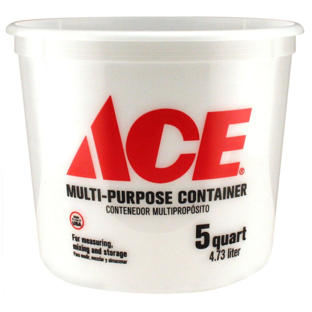 BUCKET LID PLST WH 8.38"