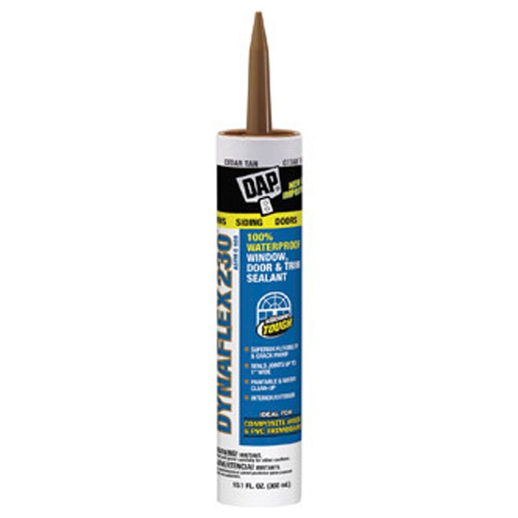[1462605] DAP Dynaflex 230 Cedar Tan Premium Latex Door/Siding/ Window Sealant 10.1 Oz.