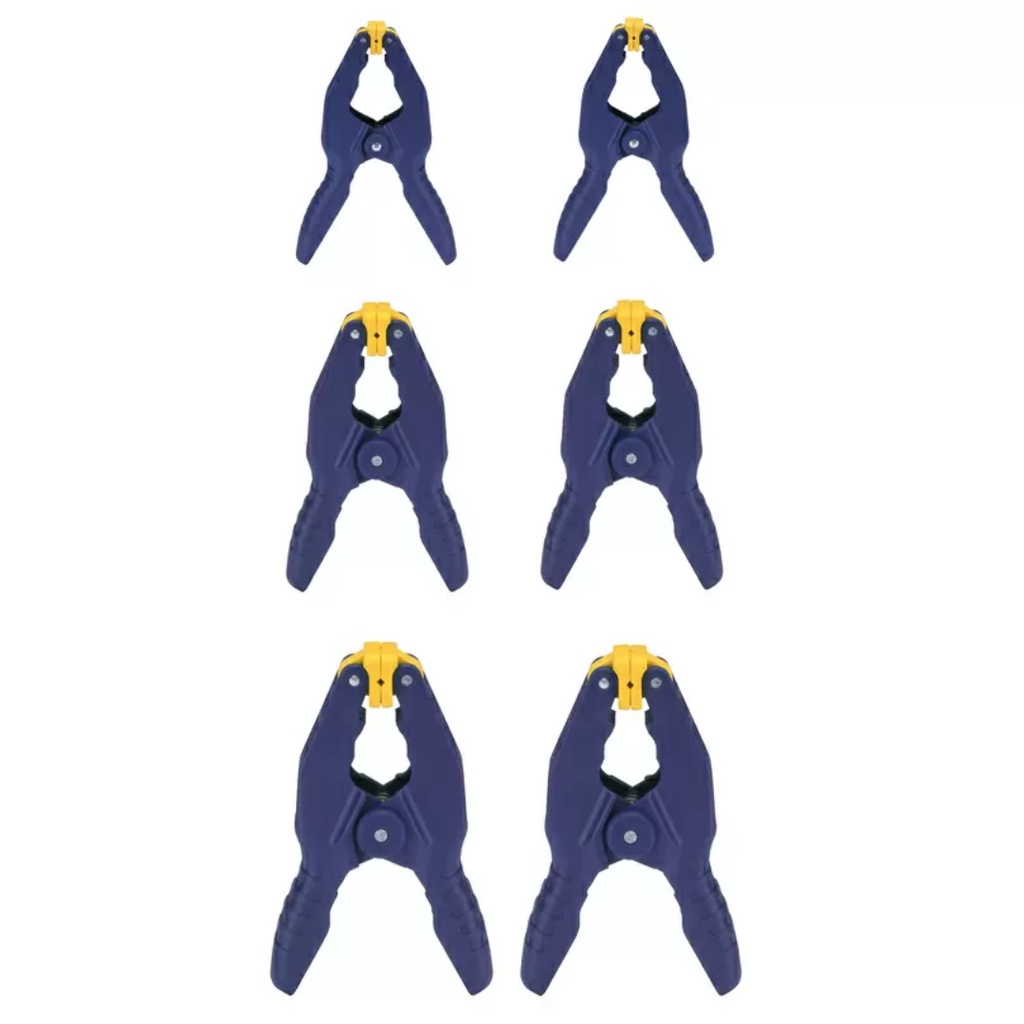 IRWIN SPRNG CLMP SET 6PC