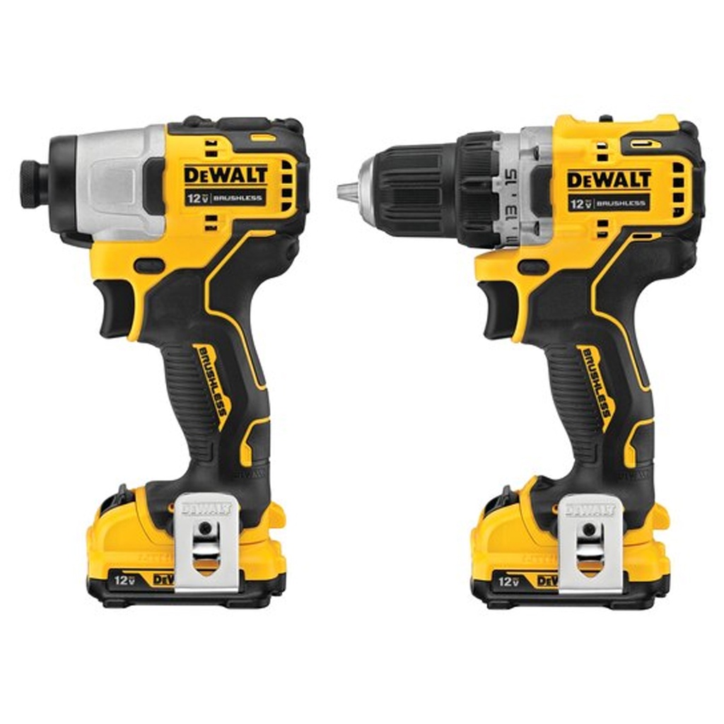 Dewalt 2Tool 12Volt Max Power Tool Combo Kit with Soft Case 2Batteries and Charger Included