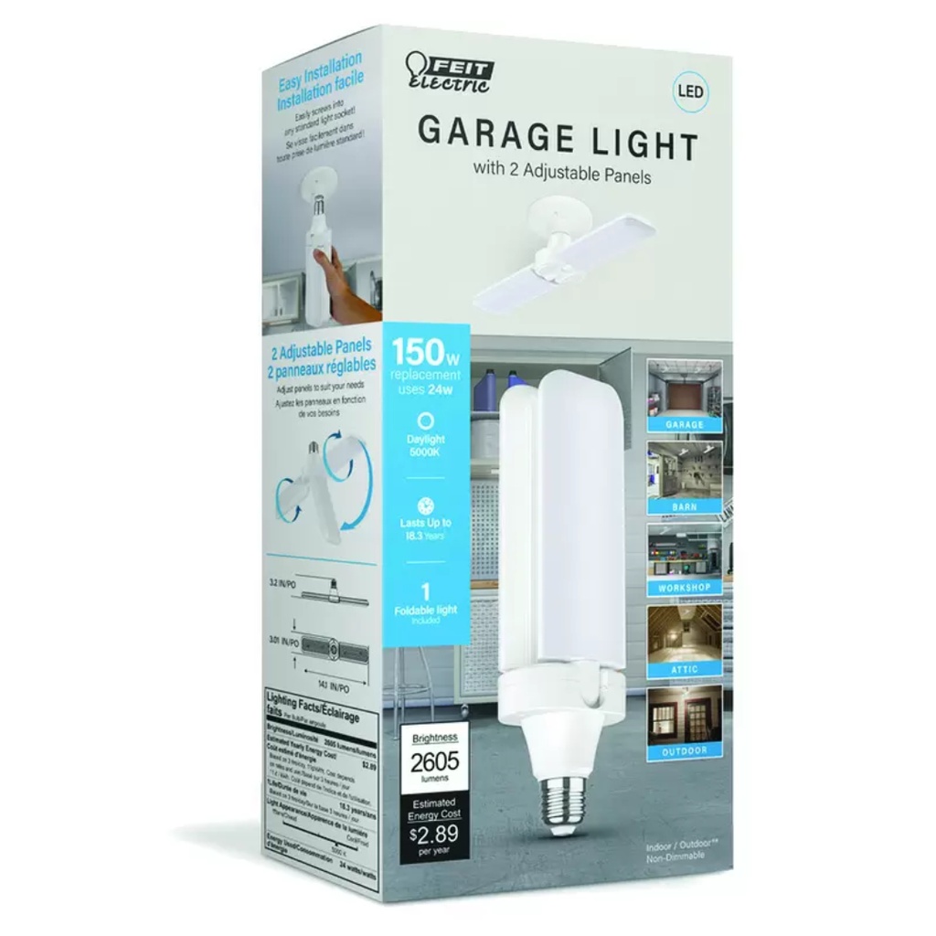 LED GARAGE LIGHT 2605L