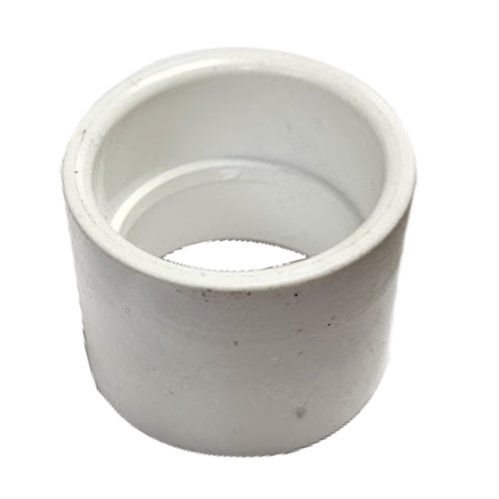 Charlotte Pipe Schedule 40 2 in. Hub X 2 in. D Hub PVC Coupling 1 Pk