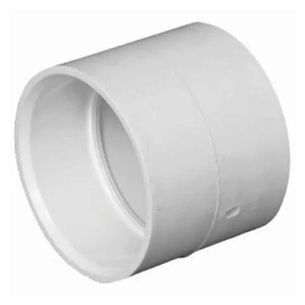 Charlotte Pipe Schedule 40 3 in. Hub X 3 in. D Hub PVC Coupling 1 Pk