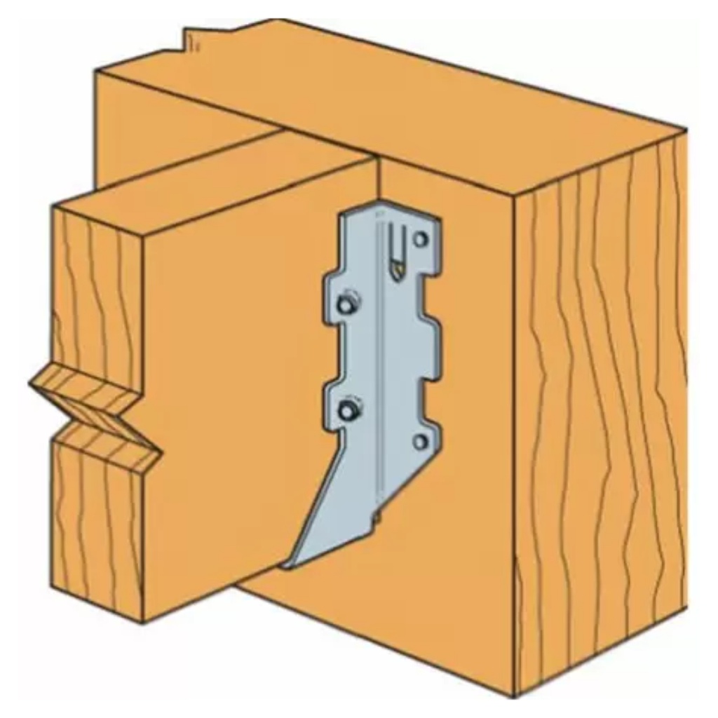 [ANCLAJE135] Simpson Strong-Tie 4.75 in. H X 1.56 in. W 18 Ga. Galvanized Steel Joist Hanger