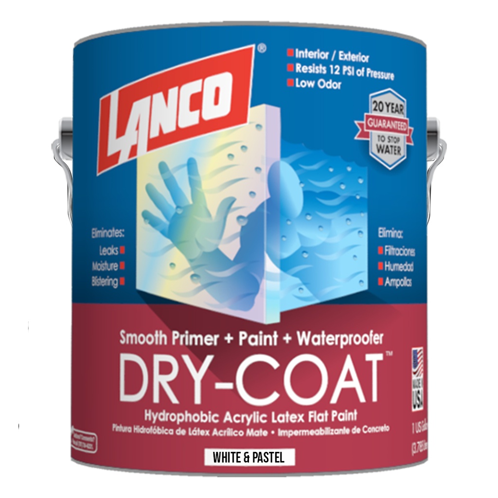 LANCO DRY COAT FLAT W/PASTEL GL