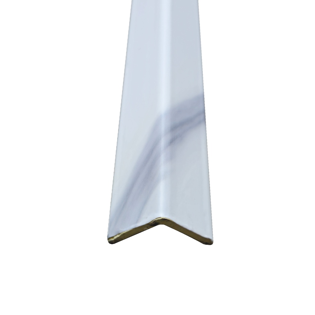 MOLD.PVC "L" #MARMOL 1"X1"X 112"