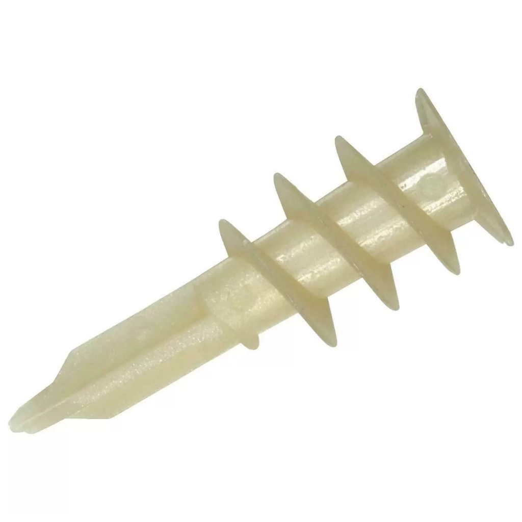 [376649] HILLMAN 1/2 in. D X 1.5 in. L Steel Ribbed Head Drywall Anchors 100 Pk