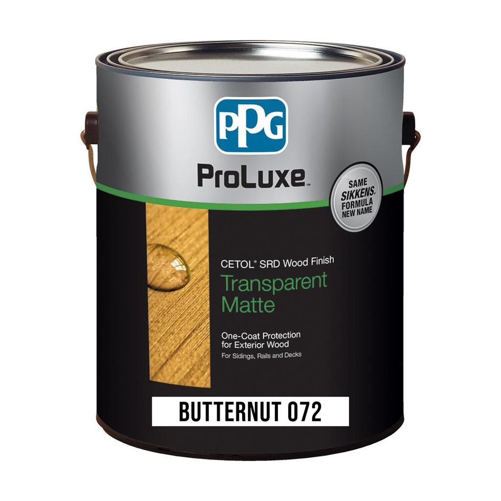 ProLuxe Cetol SRD Transparent Matte Butternut Oil-Based Alkyd-Oil All-in-One Stain and Finish 1 Gal