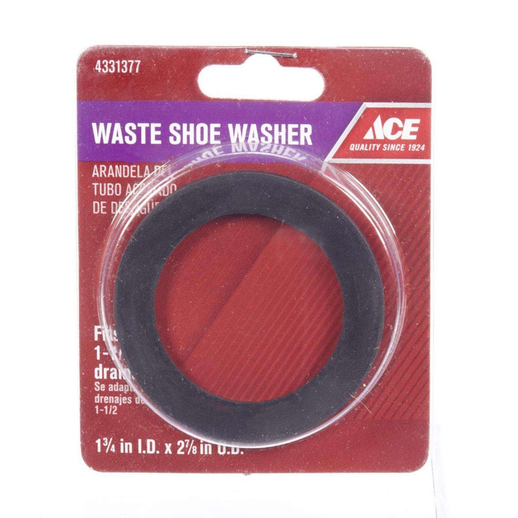 Ace 1-1/2 in. D Rubber Replacement Washer 1 Pk