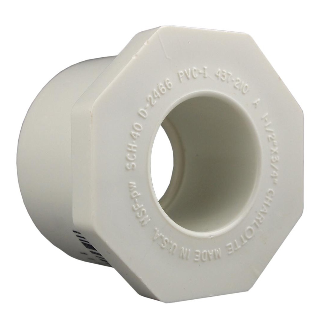 [440001225] 1 .75in. PVC Sch. 40 Reducing Bushings  30217
