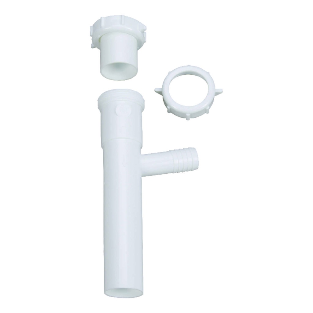 Ace 1-1/2 in. D X 8 in. L Plastic Dishwasher Branch Tailpiece