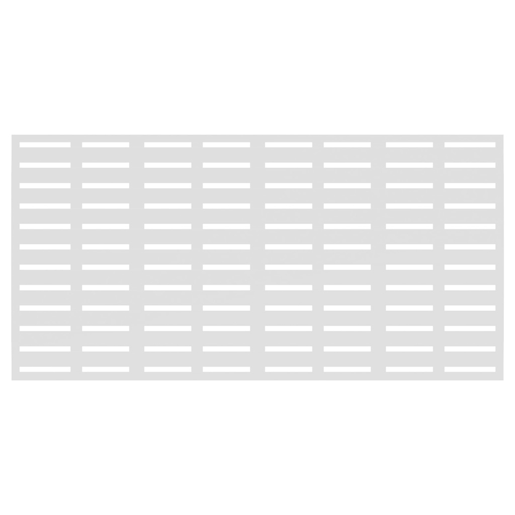 3 Ft. X 6 Ft. Boardwalk White Polypropylene Decorative Screen Panel