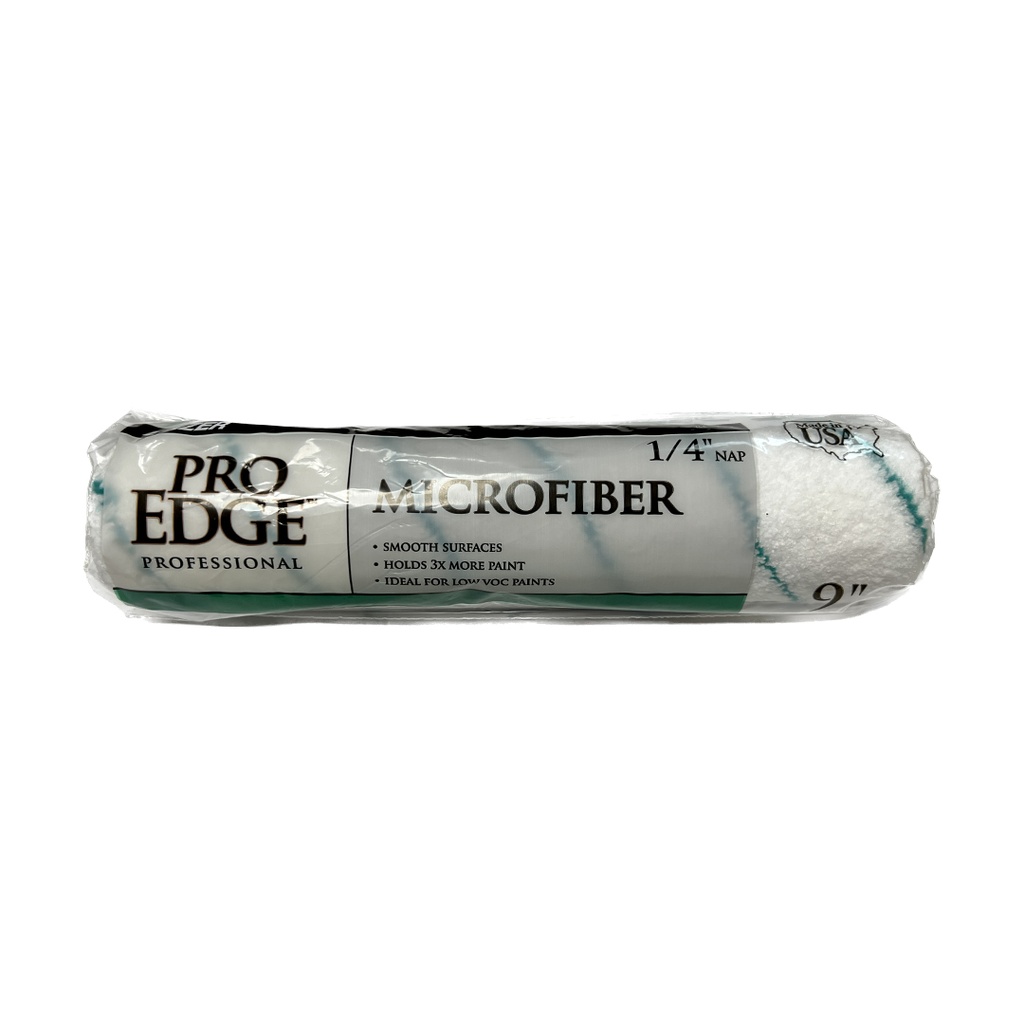 Linzer Pro Edge Microfiber 9 in. W X 1/4 in. Regular Paint Roller Cover 1 Pk
