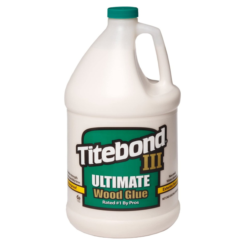 Titebond III Ultimate Waterproof Tan Wood Glue, 1 Gal.