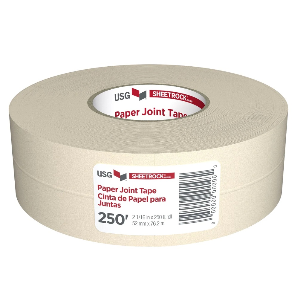USG Sheetrock 250 Ft. L X 2-1/16 in. W Paper White Joint Tape