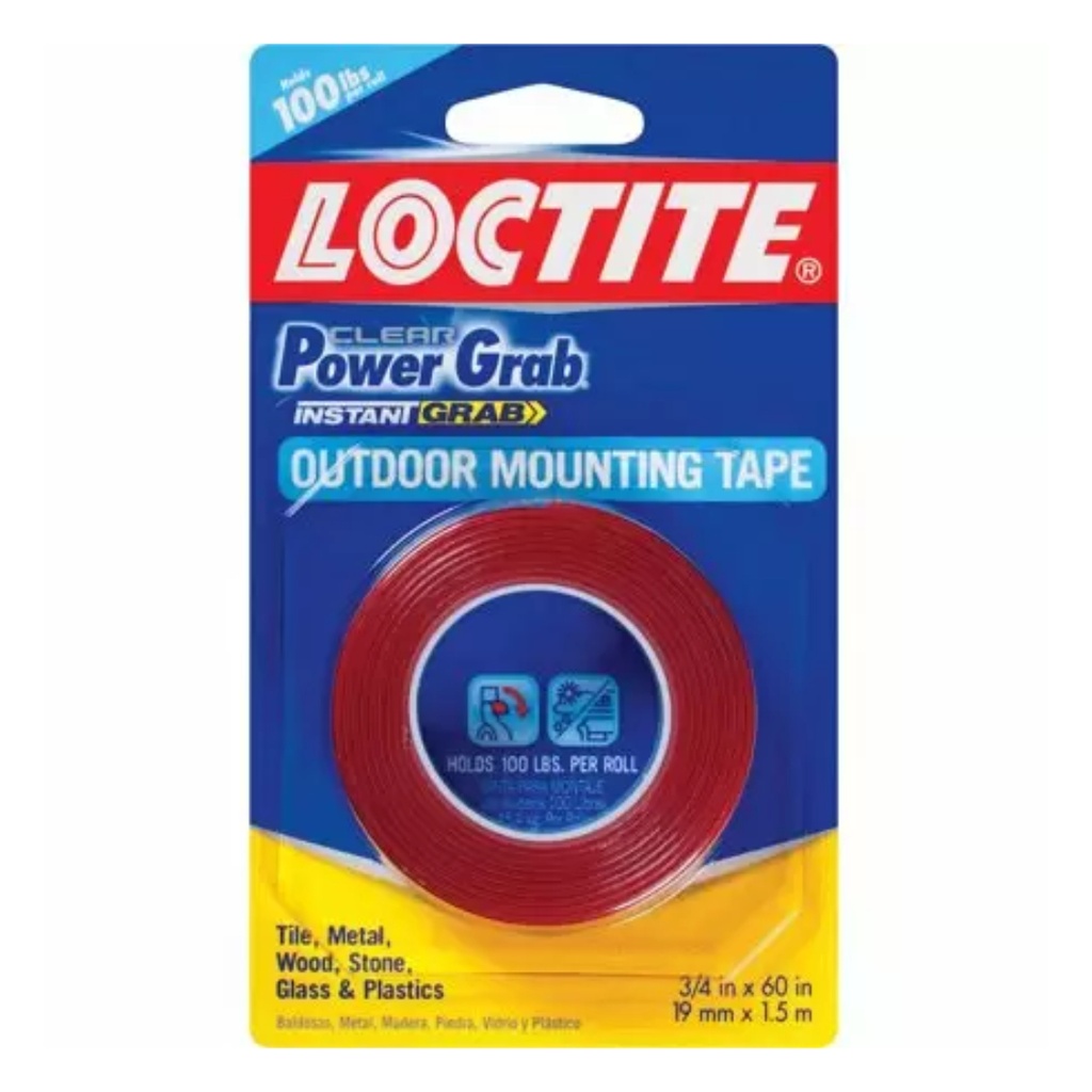 Loctite Power Grab 60 in. L X 3/4 in. W Double-Sided Mounting Tape
