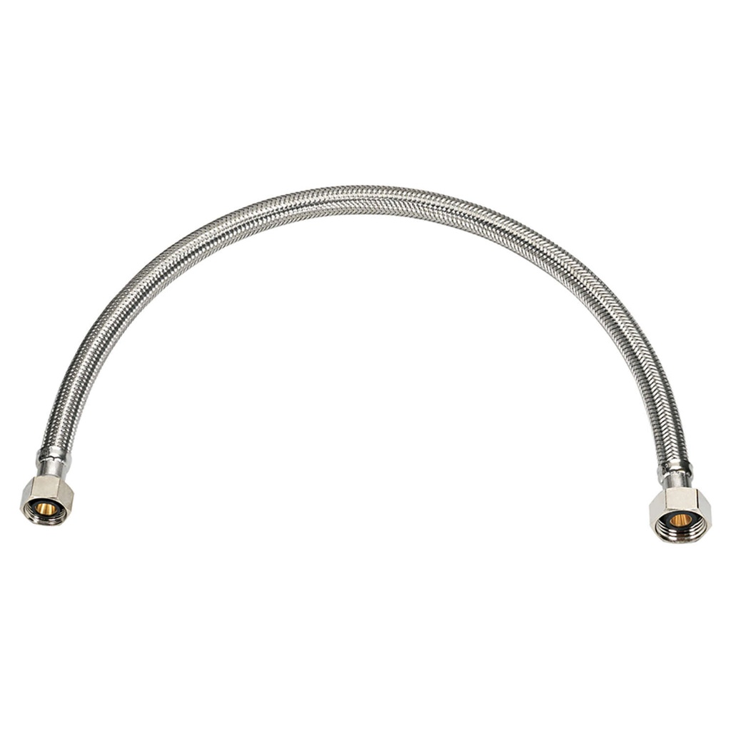 [4335097] Ace 3/8 in. Compression X 1/2 in. Dia. FIP Stainless Steel Faucet Supply Line 16 in.