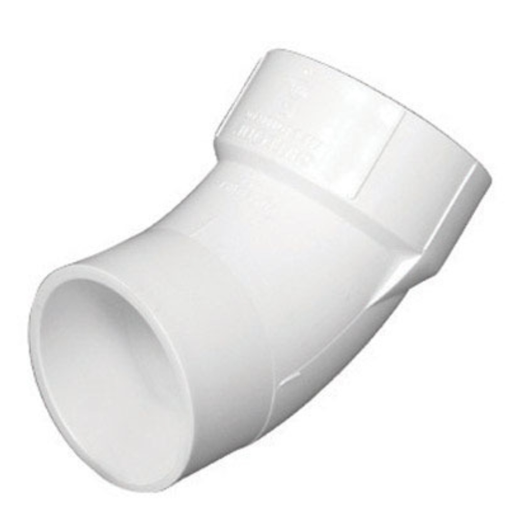 [440000635] Charlotte Pipe Schedule 40 2 in. Hub X 2 in. D Spigot PVC Street Elbow 1 Pk