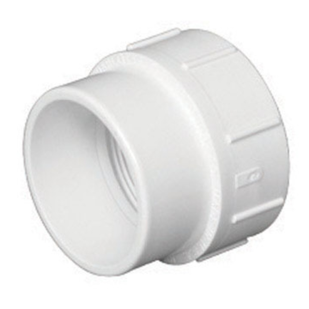 Charlotte Pipe Schedule 40 2 in. Spigot X 2 in. D FPT PVC Pipe Adapter 1 Pk