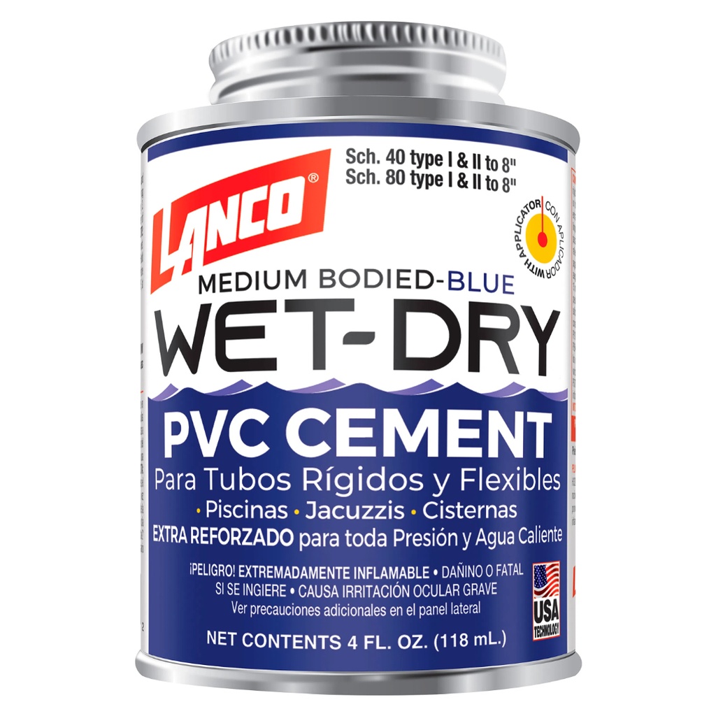 PEGA PVC AZUL 4 OZ