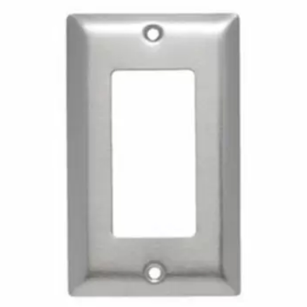 Pass & Seymour SS26 Single-Gang Stainless Steel Decora GFCI Wall Plate