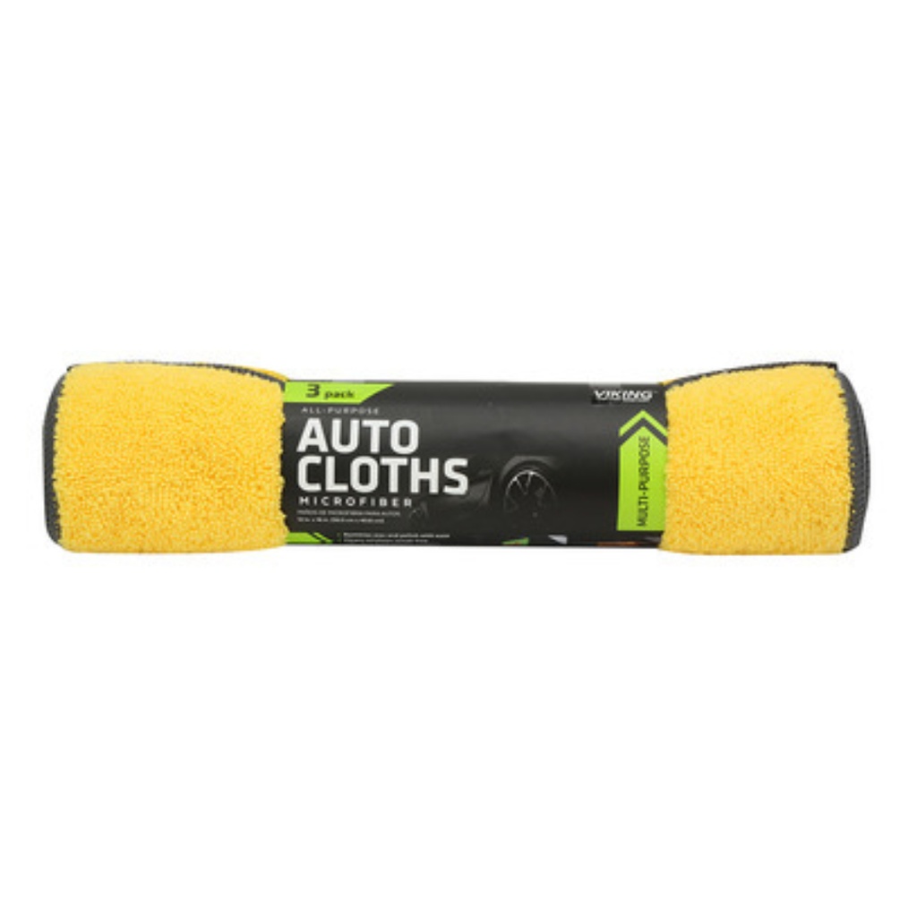 AUTO CLEANING CLOTH 3PK