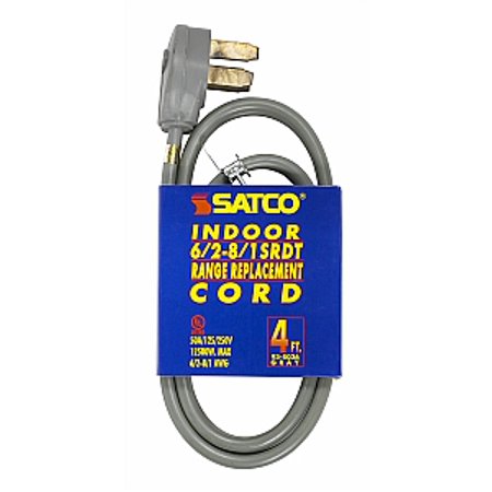 Satco 4 FT 3 Wire Replacement Range Cord