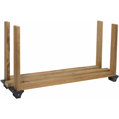 [057596] Rack Firewood Black