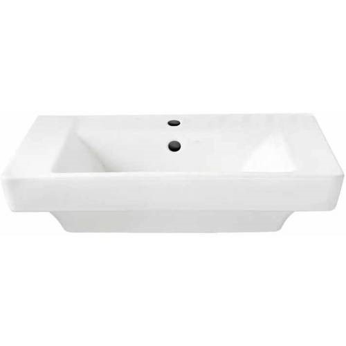 American Standard 0641.001 Boulevard 24" Pedestal Porcelain Bathroom Sink White Sinks Bathroom Sinks Sinks Only