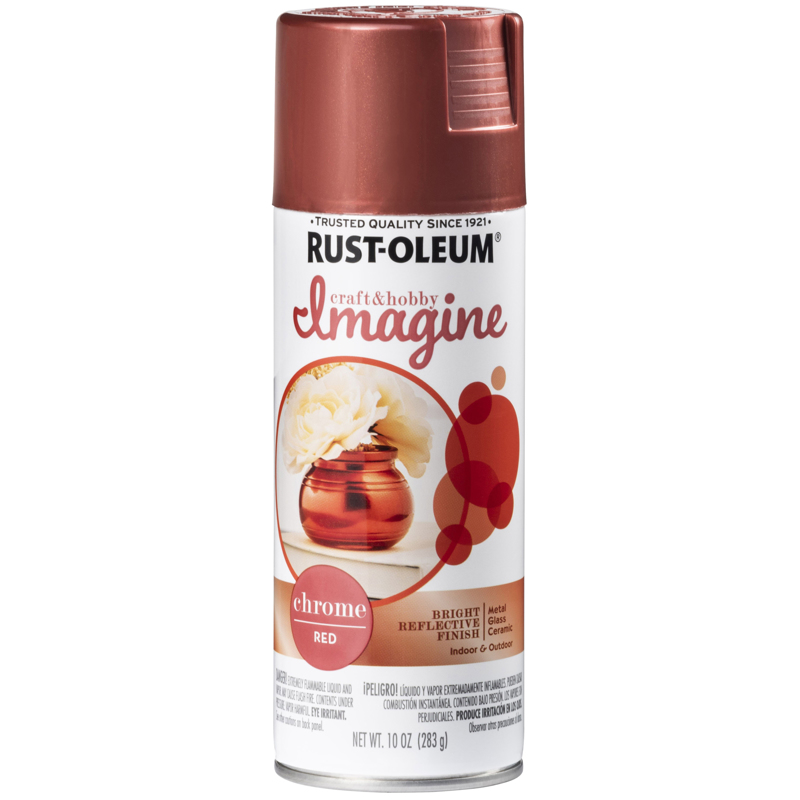 Rust-Oleum Imagine Smooth Chrome Red Spray Paint 10 Oz