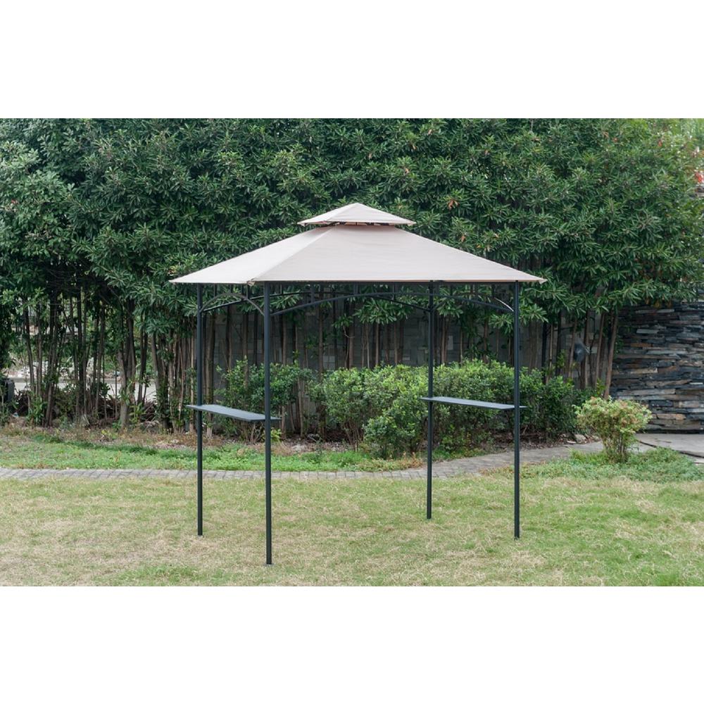 Heathermoore Outdoor Patio 8 Ft. X 5 Ft. Grill Gazebo