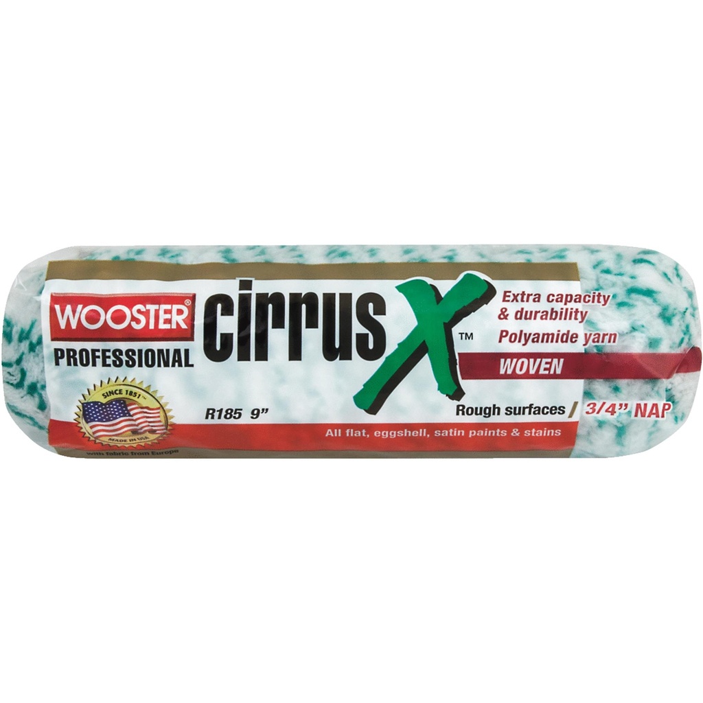 Wooster Cirrus X Yarn 9 in. W X 3/4 in. Paint Roller Cover 1 Pk